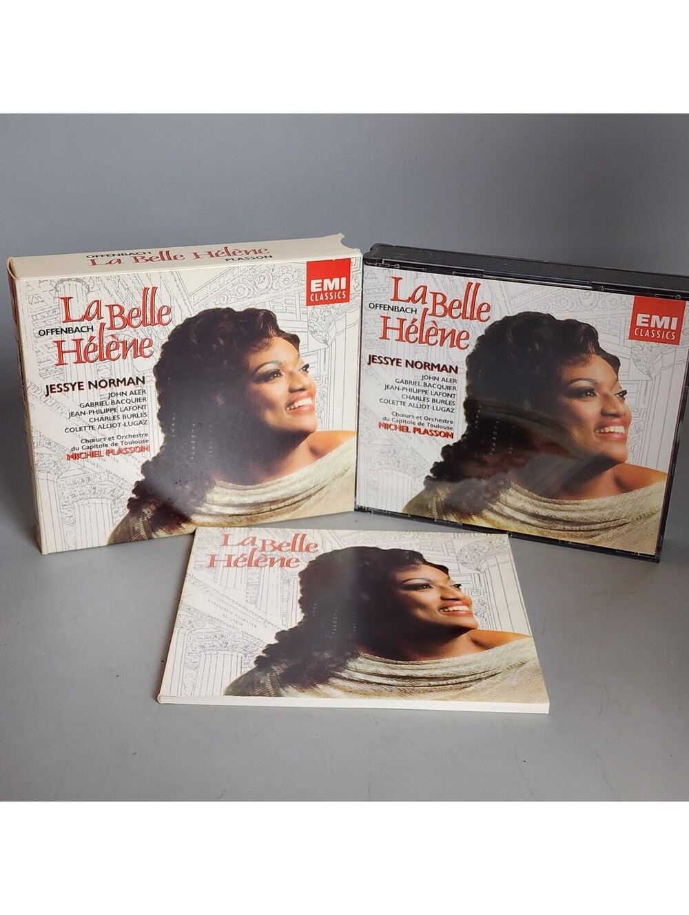 Offenbach: La Belle Hélène - Jessye Norman, Michel Plasson 2 CD Set EMI Classics